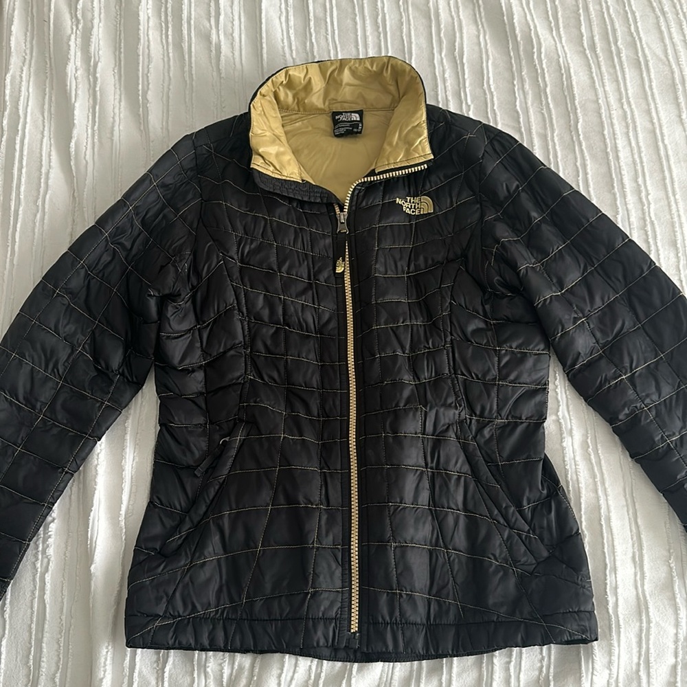THE NORTH FACE “THERMAOBALL” FULL ZIP JACKET GIRLS’ SIZE M